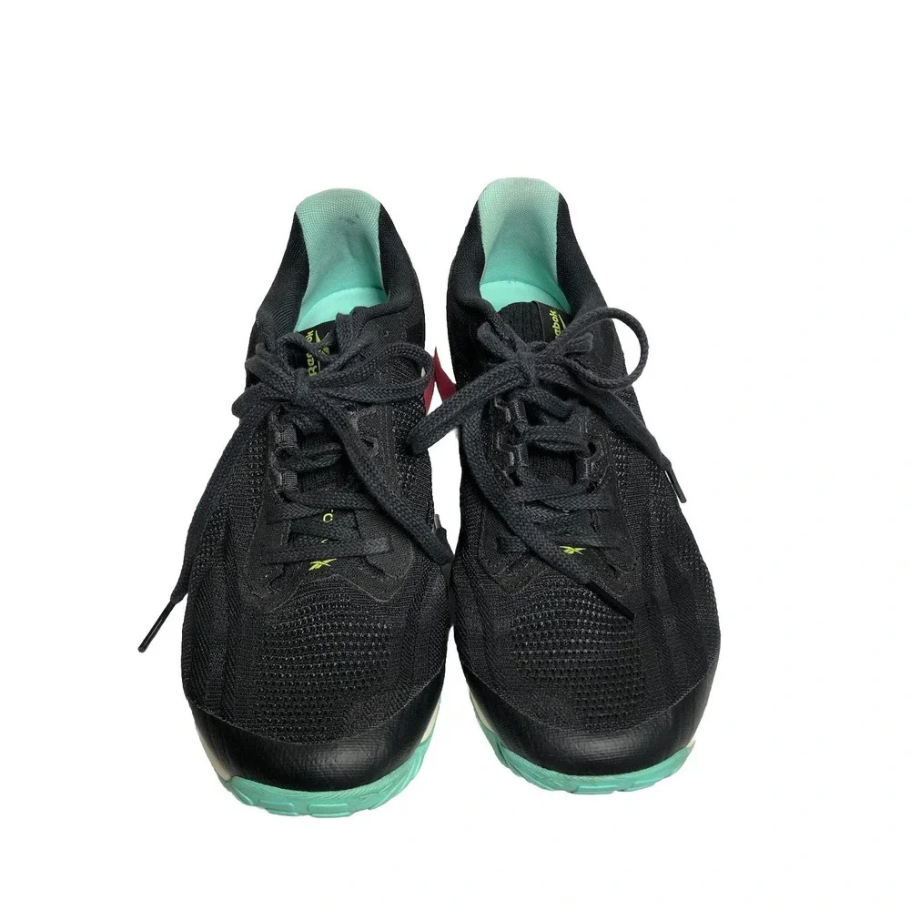 Reebok Nano X1 Mens Training Shoes‎ Black Aqua Pink Size 10.5 H03049